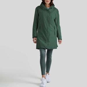 Oros  Women's Forest Green Trench Coat